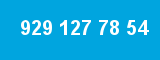 929 127 78 54 929 127 78 54